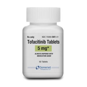 Tofacitnib 5 mg tablet bottle